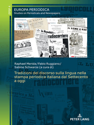 cover image of Tradizioni del discorso sulla lingua nella stampa periodica italiana dal Settecento a oggi